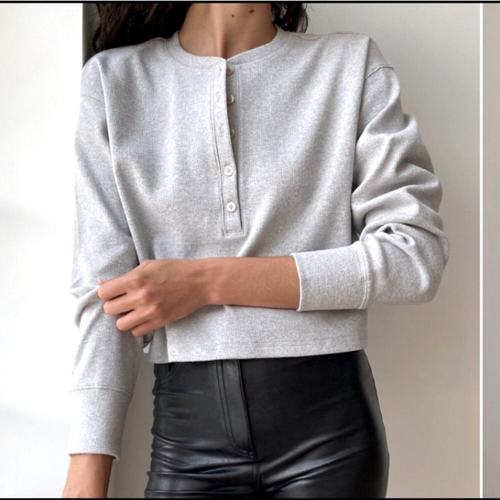 Grey Mavis Top